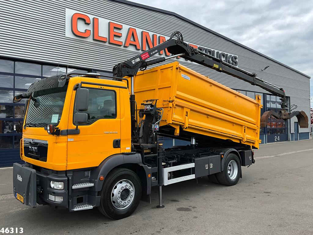MAN TGM 18.250 Hiab 10 Tonmeter laadkraan Just 212.694 km!, Automaat, Euro 5, 252 pk, MAN