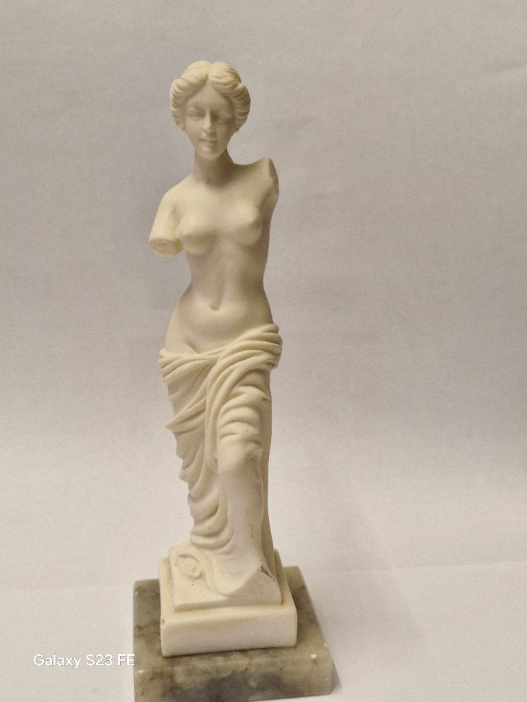 marmeren beeldje Venus van Milo, Ophalen of Verzenden, Zo goed als nieuw, Mens