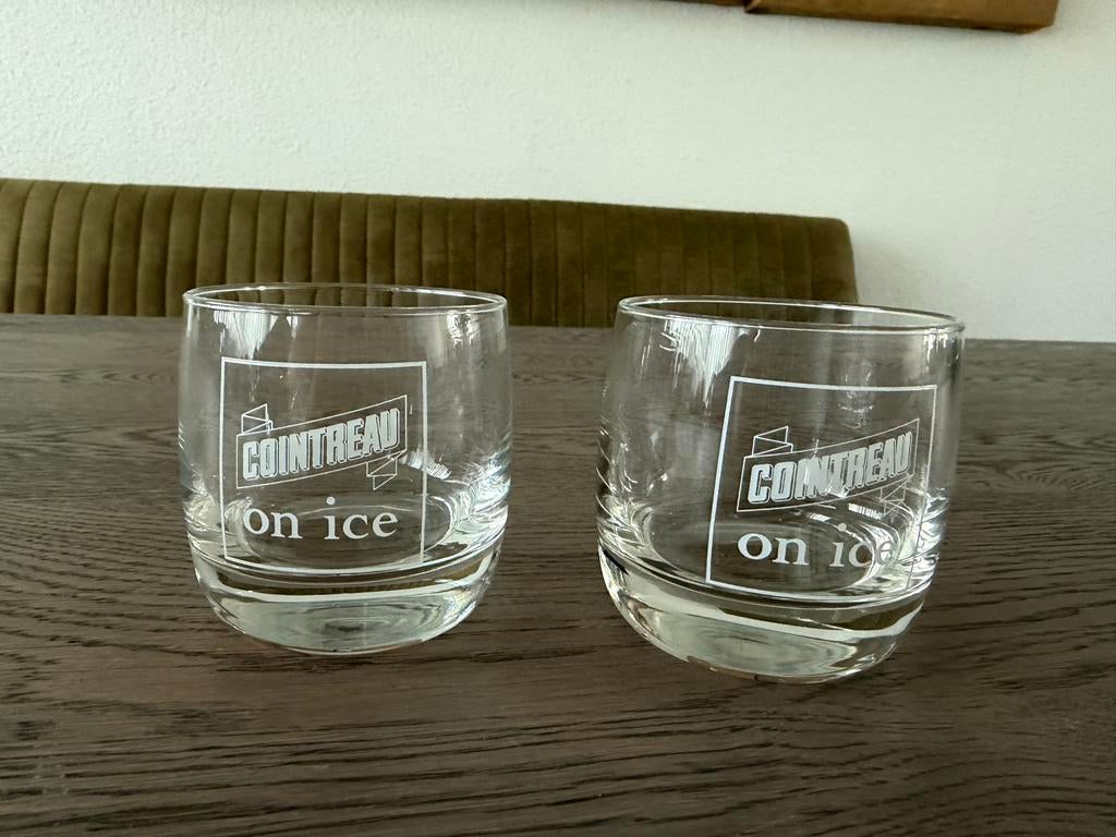 Cointreau 'on ice' glazen - set van 2, Ophalen of Verzenden, Nieuw