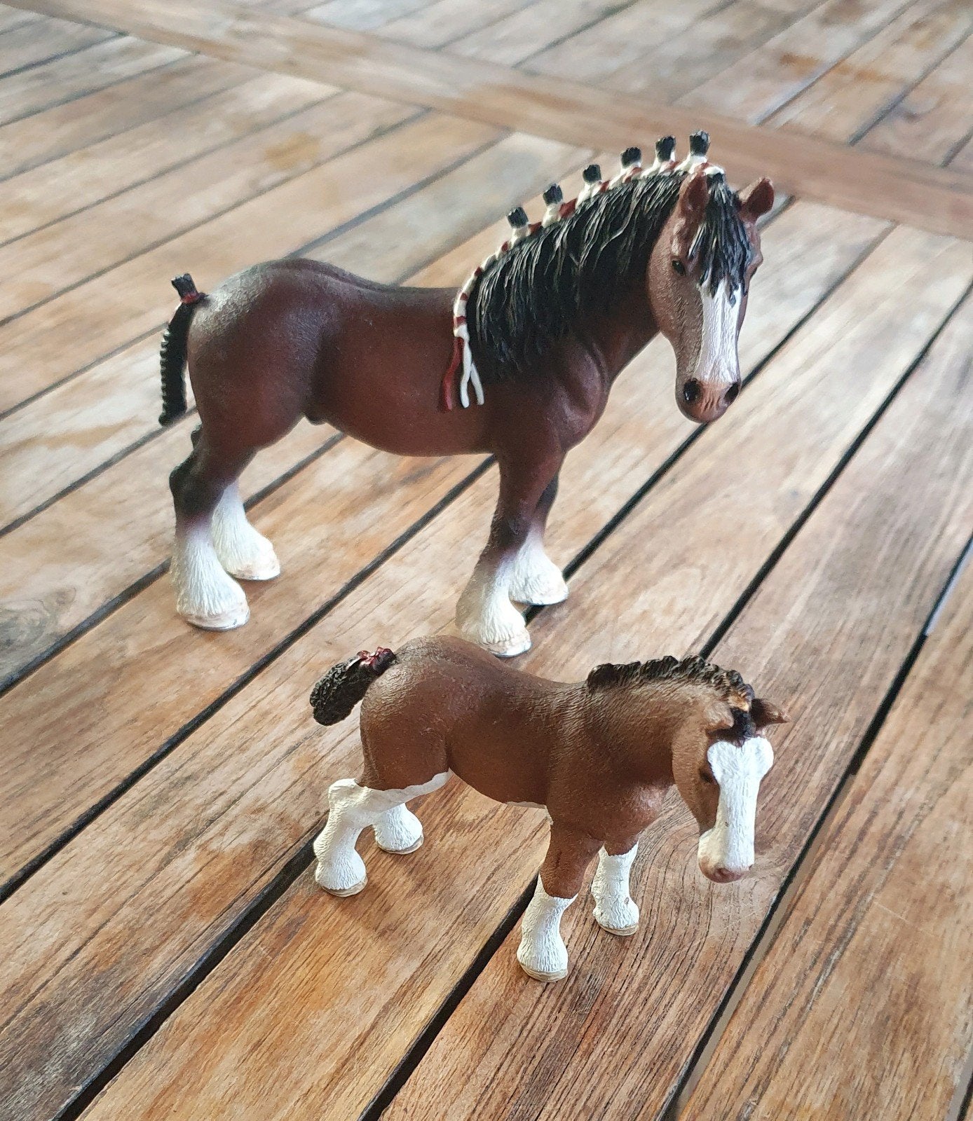 Set 10 Schleich Paarden en Veulens GRATIS VERZENDEN, Ophalen of Verzenden, Zo goed als nieuw, Paard, Beeldje of Figuurtje