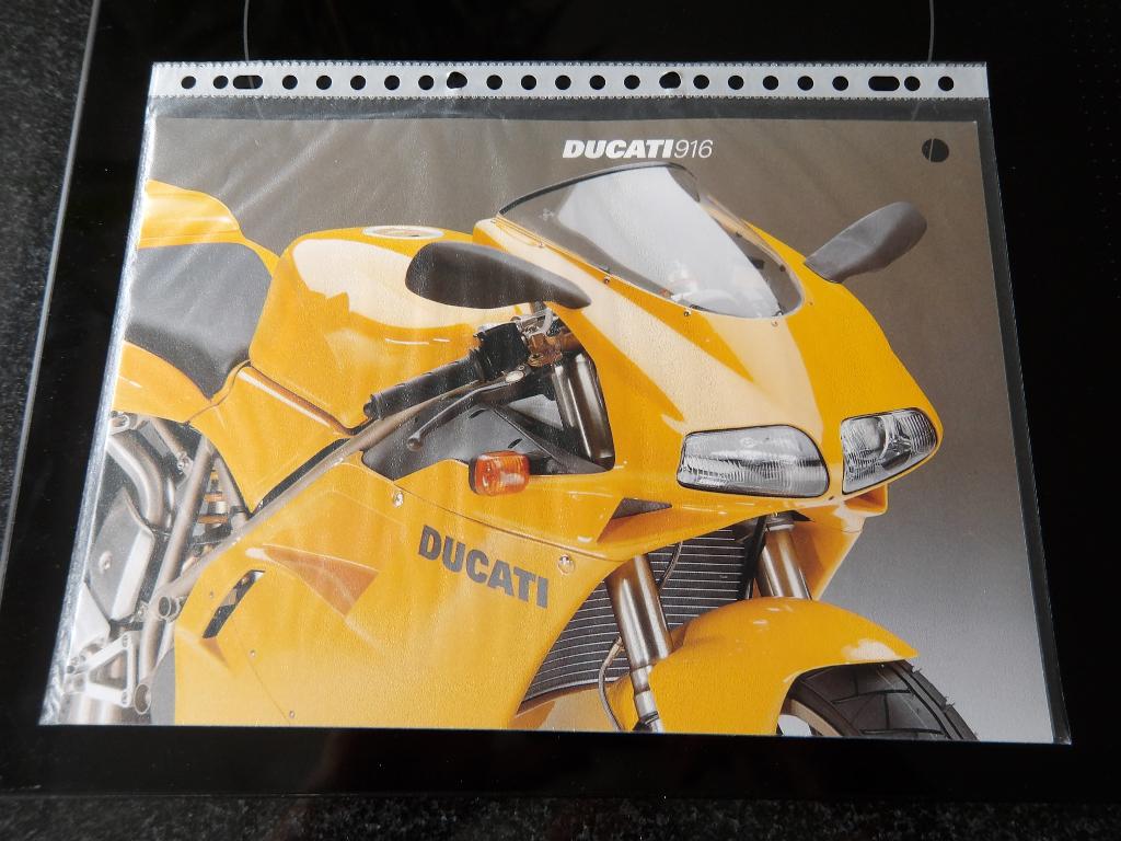 folder Ducati 916, Motoren, Ophalen of Verzenden, Ducati