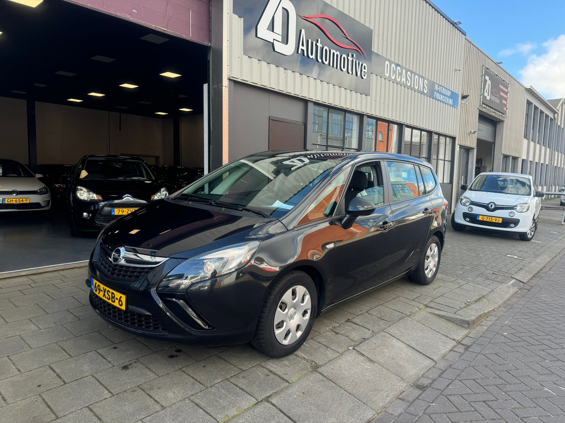 Opel Zafira Tourer 1.4 Business Edition, Auto's, Euro 5, 4 cilinders, Zwart, Origineel Nederlands