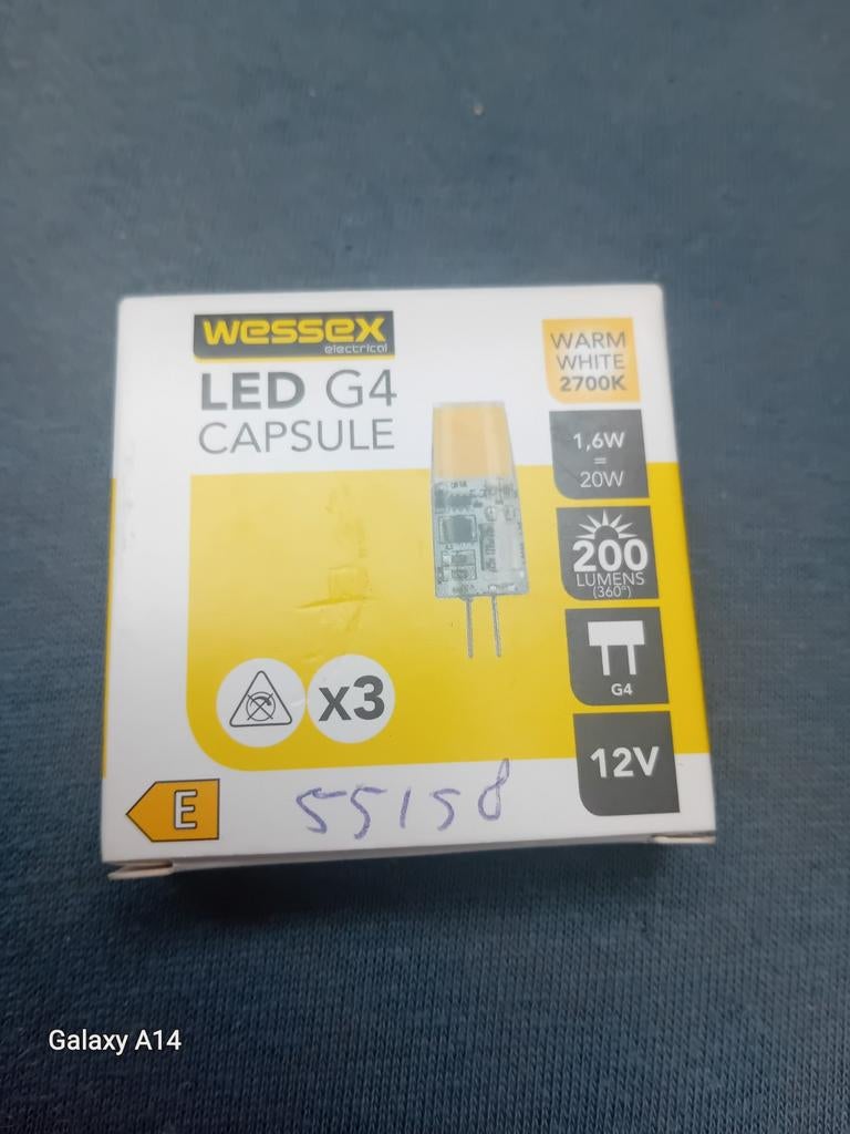 Wessex LED G4 Capsule 3x - Nieuw in verpakking, Ophalen of Verzenden, Nieuw