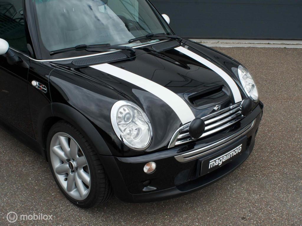 Mini Cooper S 1.6 R53 - Sperdiff | Sportonderstel | OG NL, Voorwielaandrijving, Gebruikt, Zwart, 4 cilinders