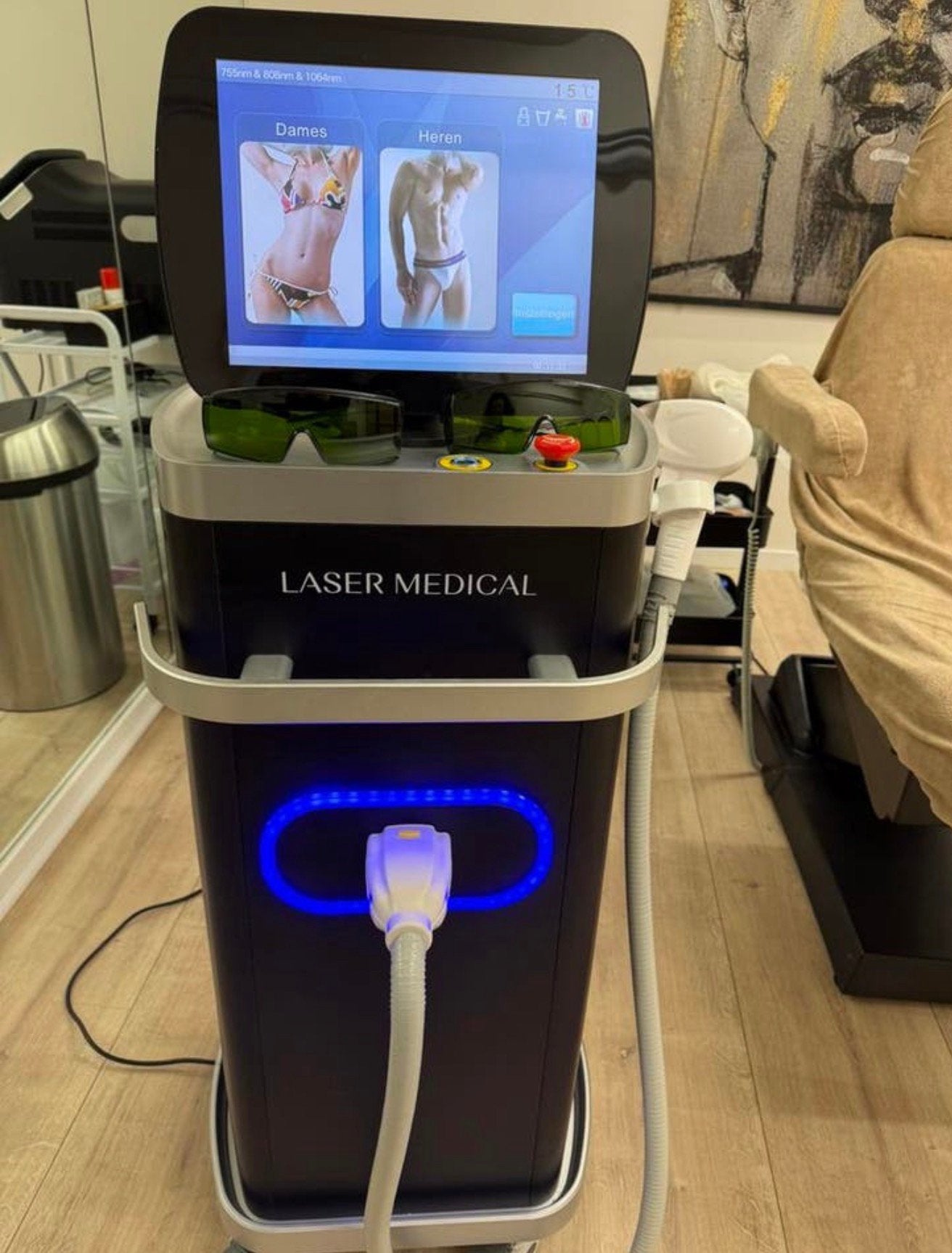 Diode Ice Laser ontharen, Witgoed en Apparatuur, Persoonlijke-verzorgingsapparatuur, Ophalen, Zo goed als nieuw, Scheren en Epileren