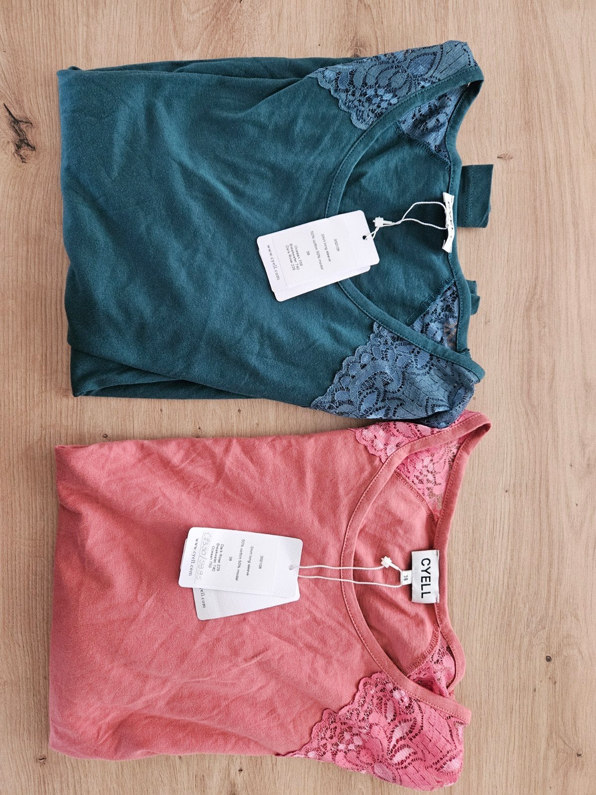 2 Cyell pyjama shirts lange mouwen, nieuw met prijskaartje, Cyell, Ophalen of Verzenden, Nieuw, Maat 38/40 (M)