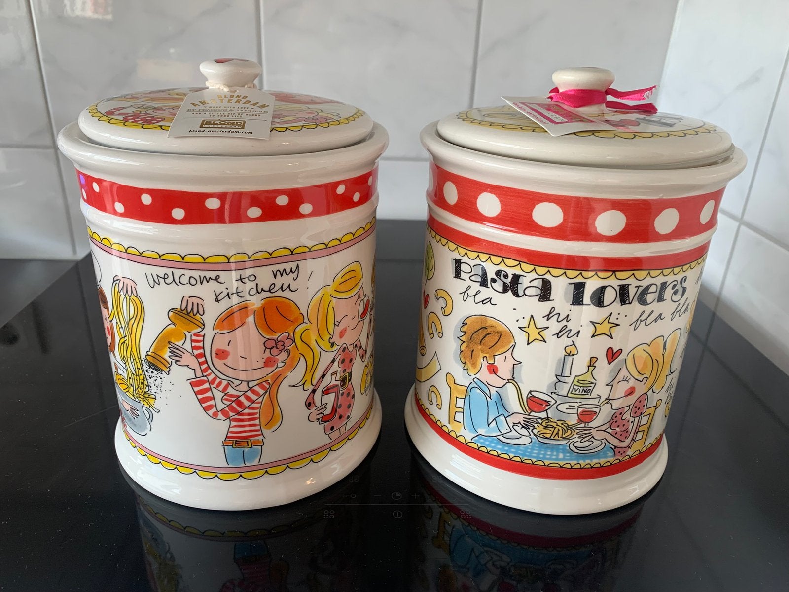 Blond amsterdam potten, Huis en Inrichting, Keuken | Servies, Ophalen of Verzenden, Zo goed als nieuw, Aardewerk, Overige typen
