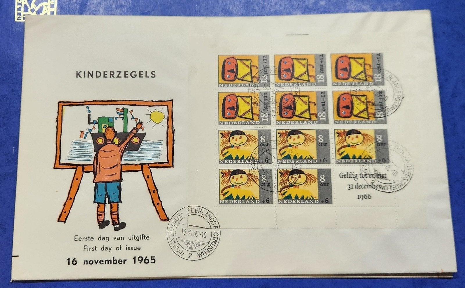 Kinderpostzegel 1965 - 1e dag envelop - SP1568, Ophalen of Verzenden