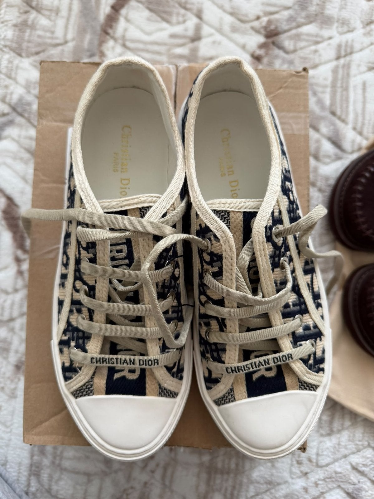Christian Dior Sneakers Maat 39 - Zo goed als nieuw, Ophalen, Zo goed als nieuw, Blauw, Sneakers of Gympen