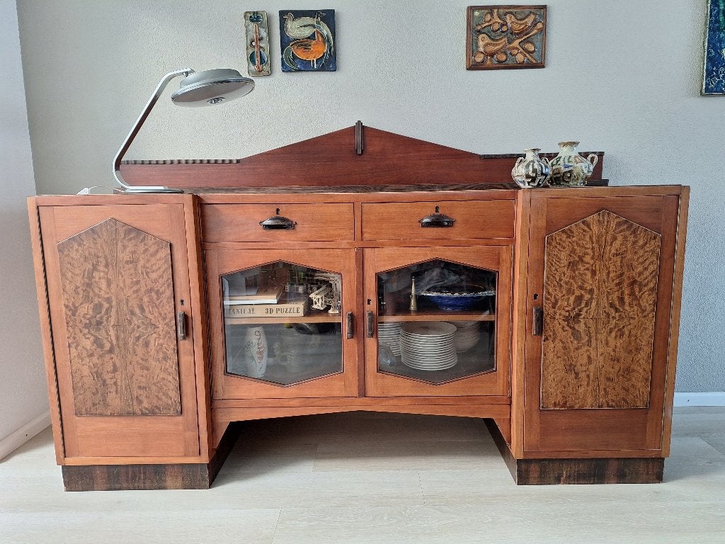 Dressoir, Met deur(en), 150 tot 200 cm, Amsterdamse School/ Art Deco, Ophalen of Verzenden