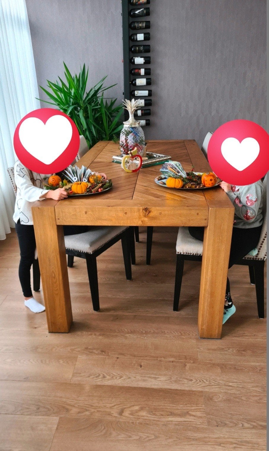 Eetafel met 6 stulen, Ophalen of Verzenden, Zo goed als nieuw, Rechthoekig, 200 cm of meer