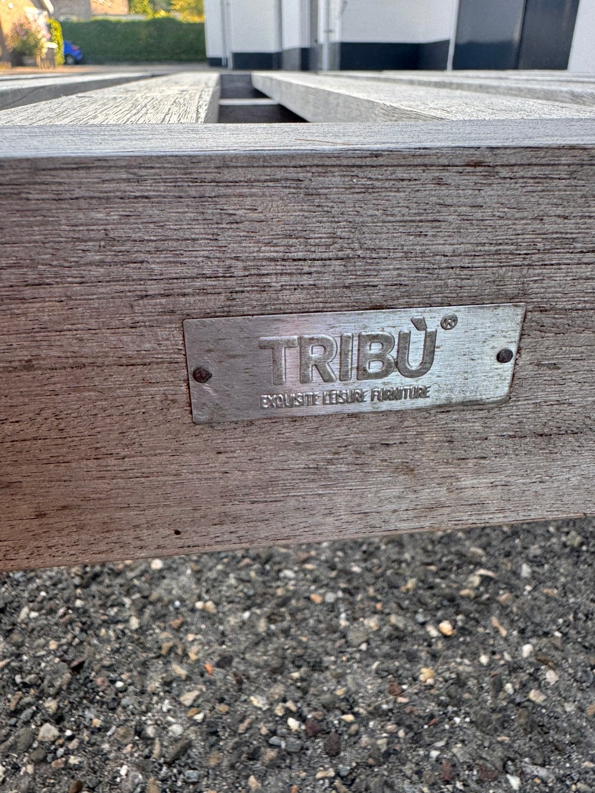Tribu Teak Ligbed, Ophalen, Zo goed als nieuw, Teakhout