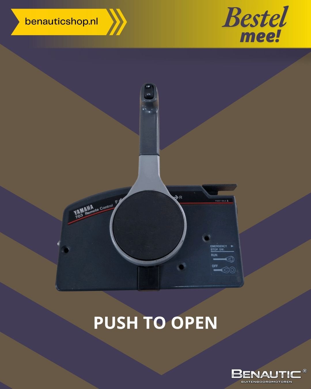 *2dekansje* Accessoire Yamaha 703 schakelkast PUSH TO OPEN,, Watersport en Boten, Gebruikt, -, -, Ophalen of Verzenden