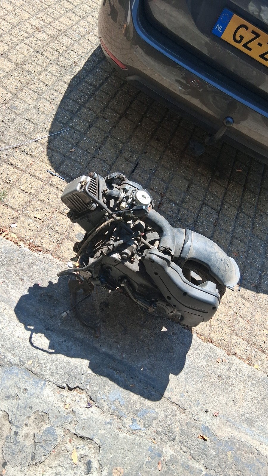 Piaggio Zip 4T 2V motorblok met Malossi Multivar 80cc, Ophalen of Verzenden, Blok, Piaggio