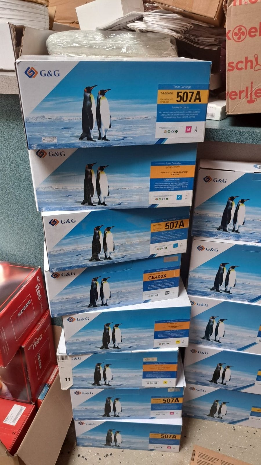 Diverse printertoners en cartridges - G&G, Itec, HP, Ophalen of Verzenden, Nieuw, Toner