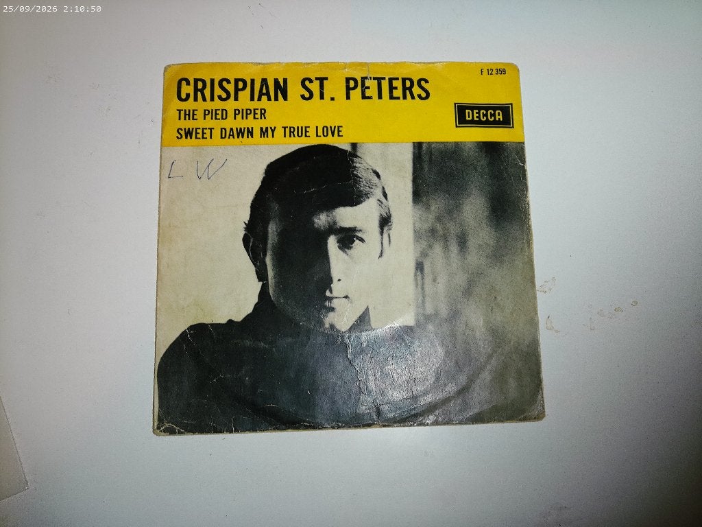 Crispian St. Peters - The pied piper / Sweet dawn ..., Gebruikt, Fotohoes, 7 inch, Ophalen of Verzenden