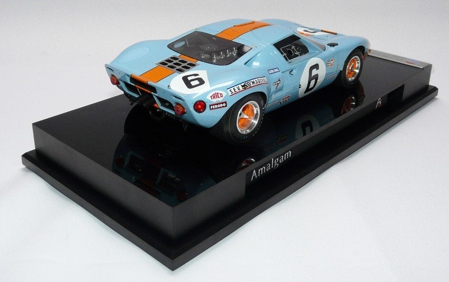 Ford GT40 Mk1 #6 LeMans 1:18 van Amalgam, Ophalen of Verzenden, Nieuw, Auto, Overige merken