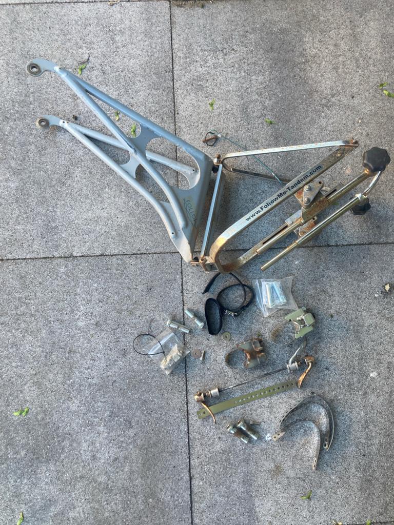 FollowMe-Tandem Fietsaanhanger Koppeling Onderdelen, Ophalen, Gebruikt