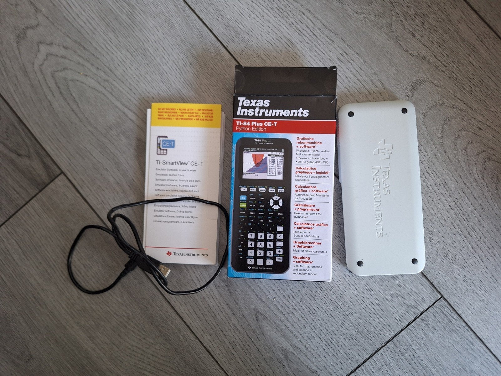 Texas ti-84 plus CE-T phyton edition, Ophalen