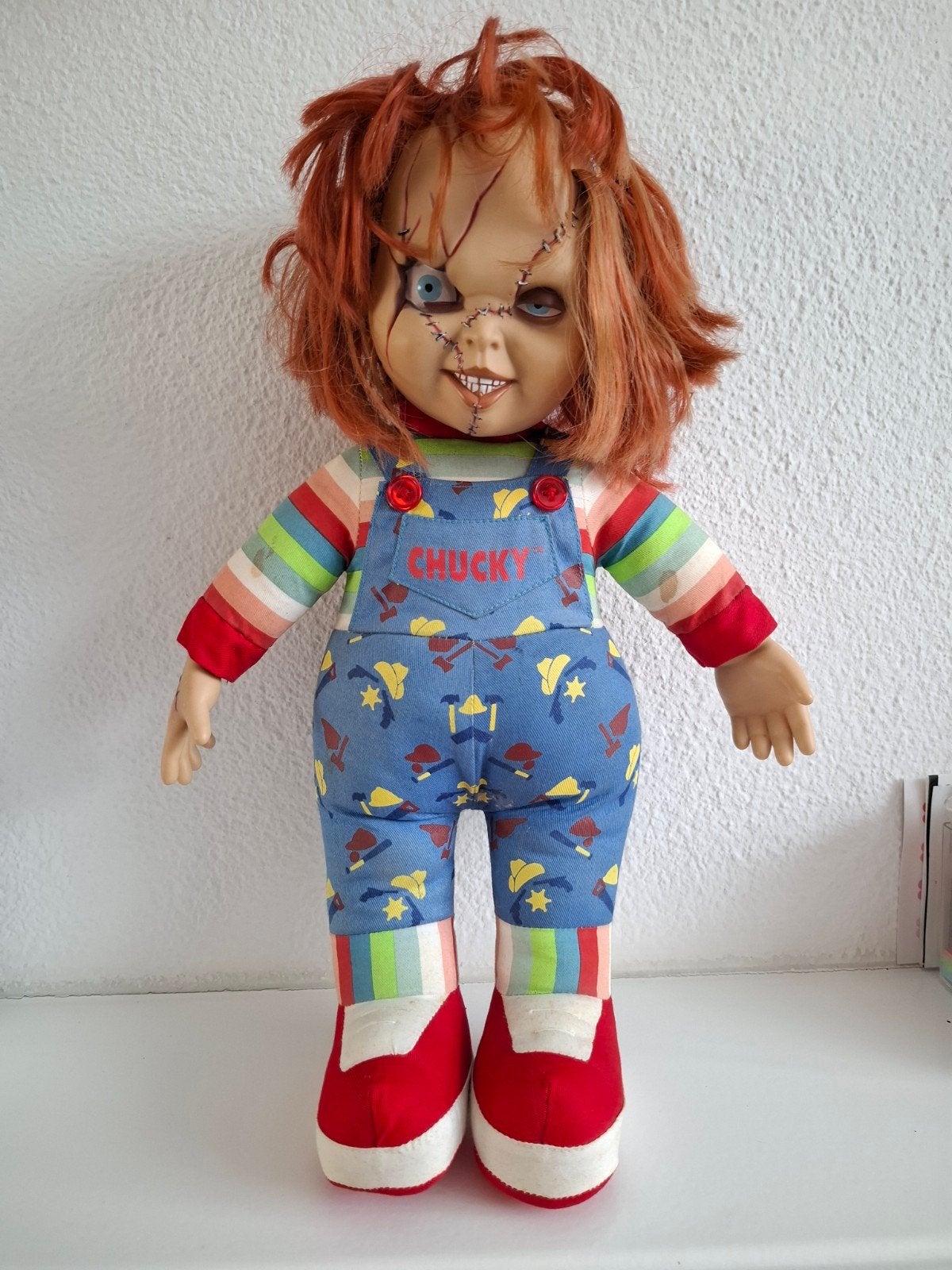 Chucky pop van Sideshow Toys, 45 cm - Goede staat, Ophalen of Verzenden, Zo goed als nieuw, Pop