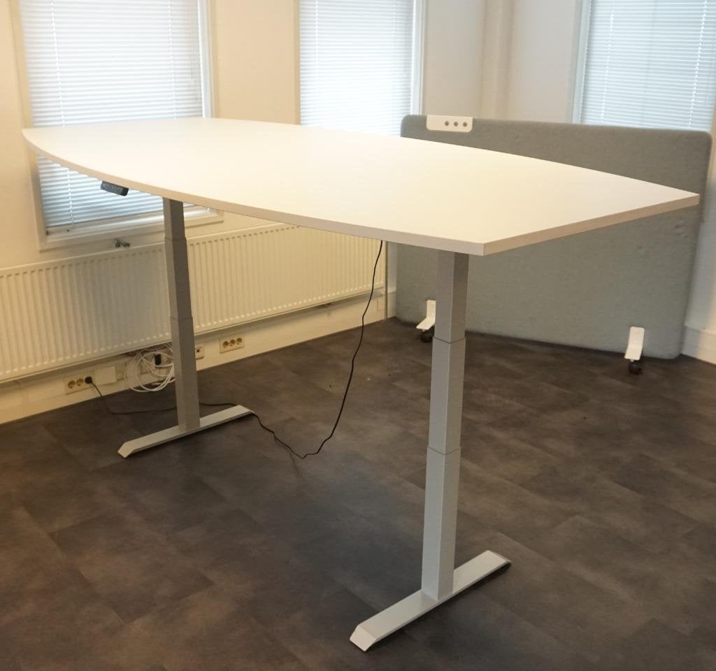Elektrisch Zit/Sta Vergadertafel 240x120 | Hoogte 60-125 cm, -, -, Nieuw, Ophalen of Verzenden