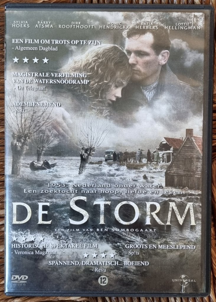 DVD De storm - ramp Zeeland overstroming 1953 - IZGST, Vanaf 12 jaar, Ophalen of Verzenden, Zo goed als nieuw, Waargebeurd drama