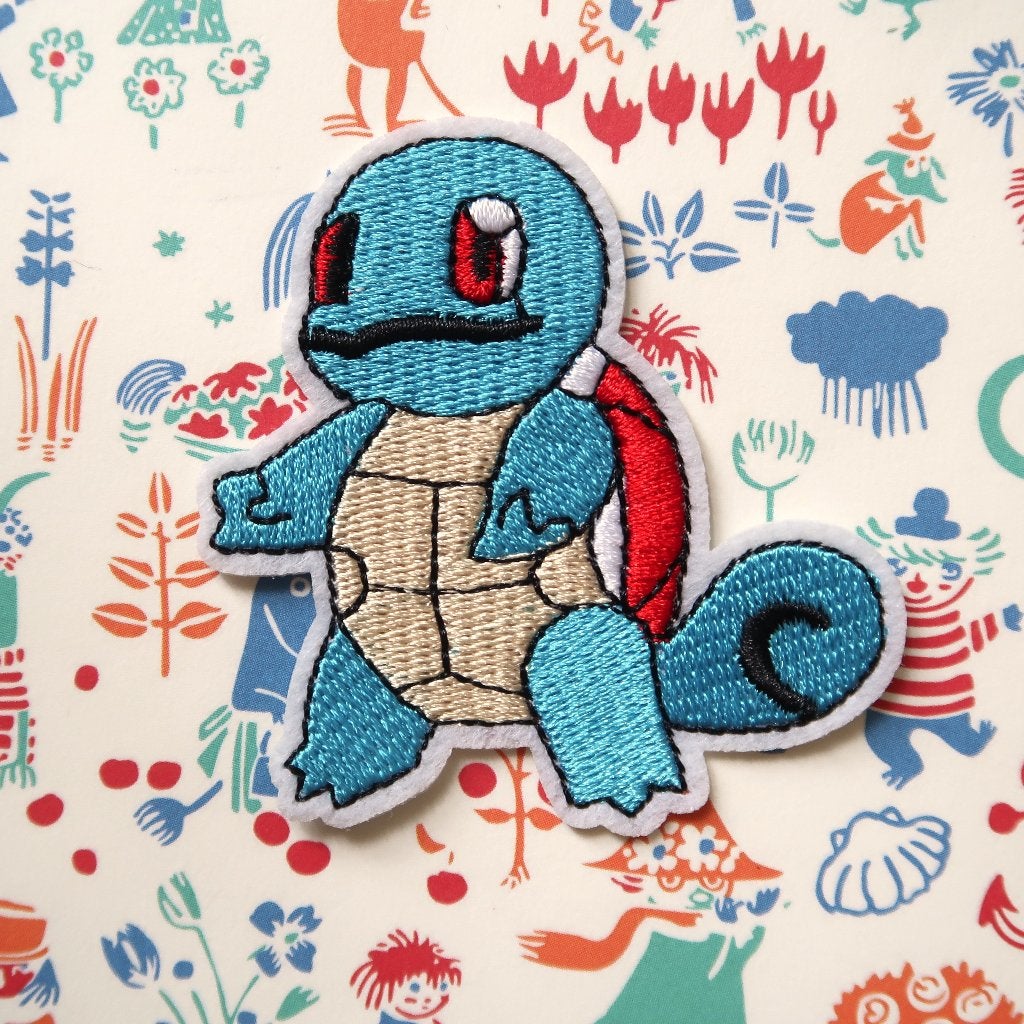 Pokemon Squirtle opstrijkplaatje patch badge embleem, Hobby en Vrije tijd, Verzenden, Nieuw, Overige applicaties