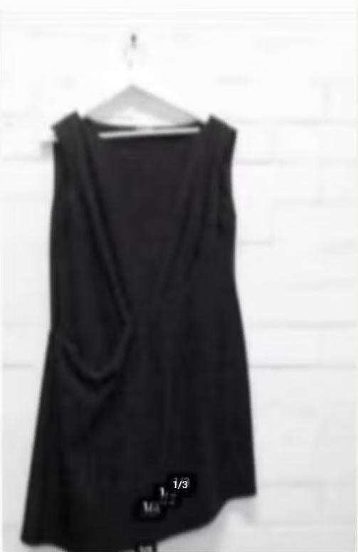 Sarah Pacini - Prachtige woolblend Jurk maat 3 40/42 - Nieuw, Maat 38/40 (M), Sarah Pacini, Zwart, Nieuw