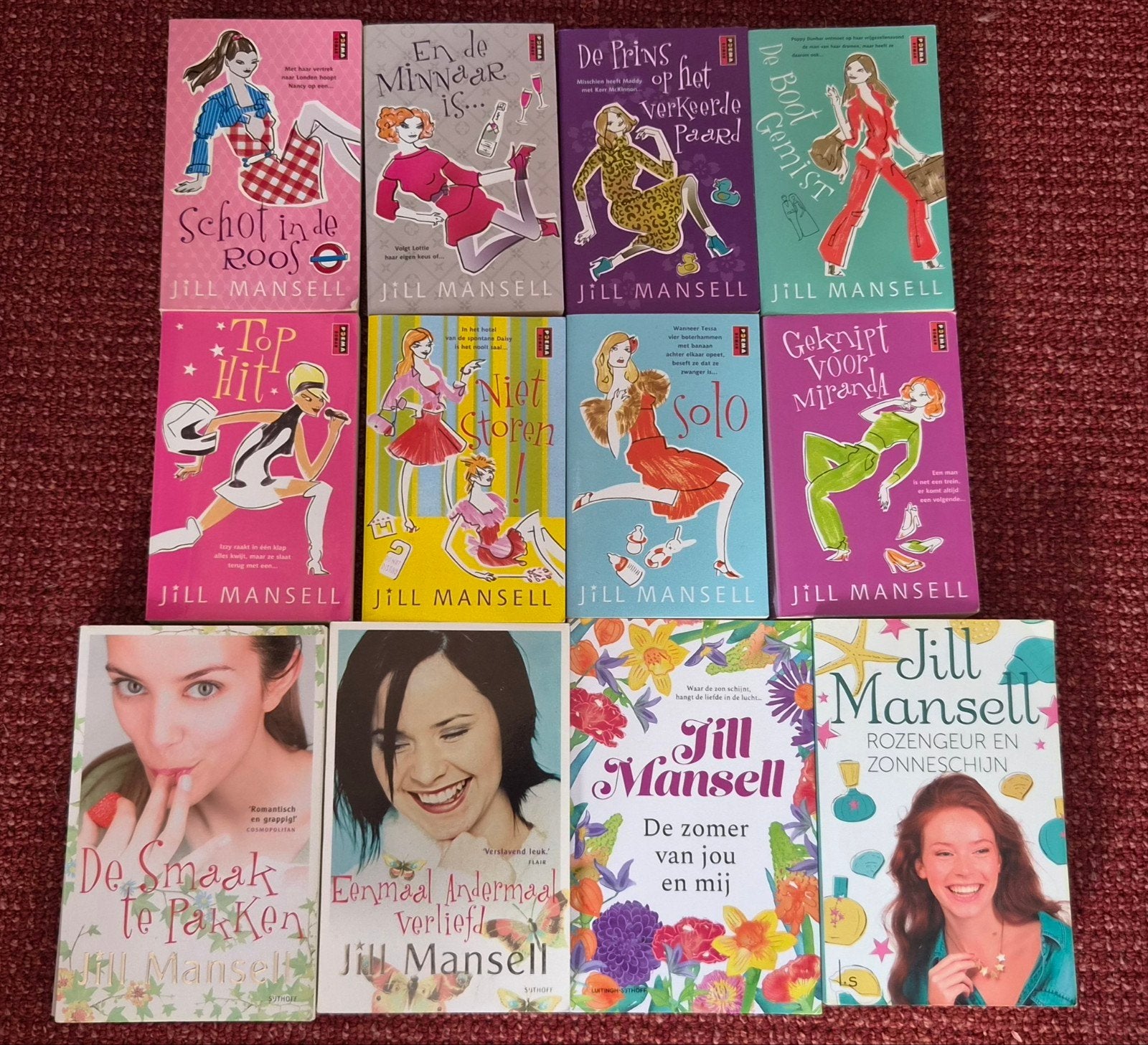 Jill Mansell boeken - 12 romans, Ophalen of Verzenden, Zo goed als nieuw, Jill Mansell, Nederland