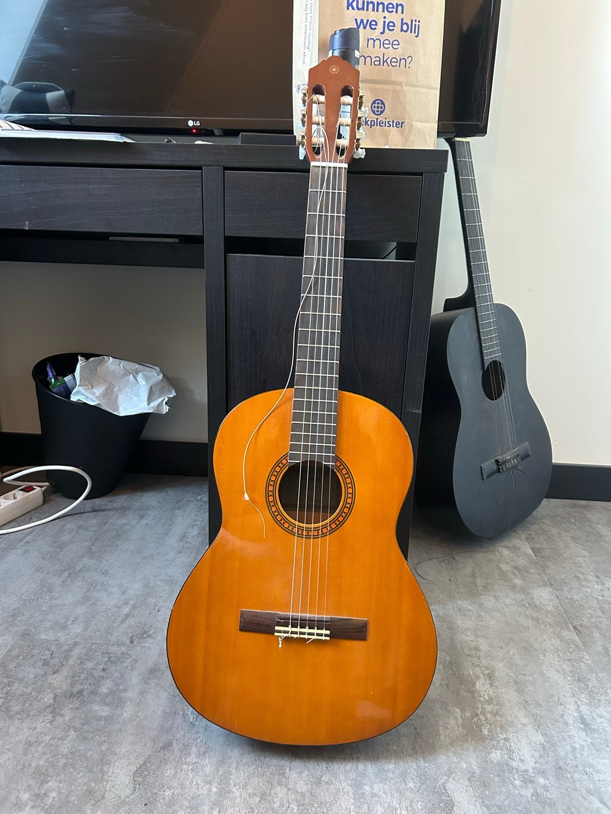 Yamaha CS40 Klassieke Gitaar - Made in Indonesië, Ophalen of Verzenden, Gebruikt, Klassieke of Spaanse gitaar