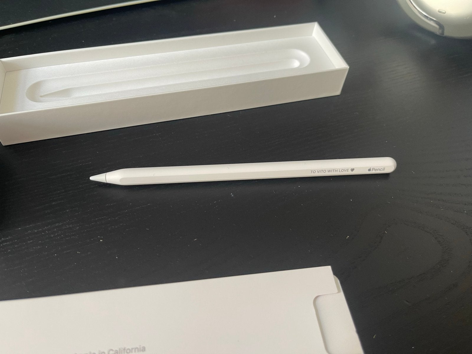 Apple Pencil 2e generatie met inscriptie, Computers en Software, Apple iPads, 10 inch, Wit, Ophalen of Verzenden, Zo goed als nieuw