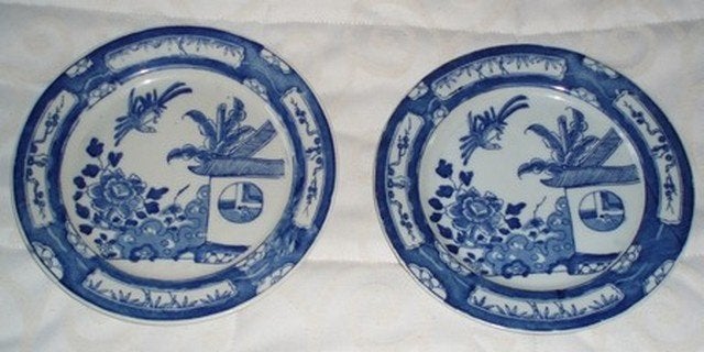 2 PORSELEINEN WANDBORDEN, Ophalen of Verzenden