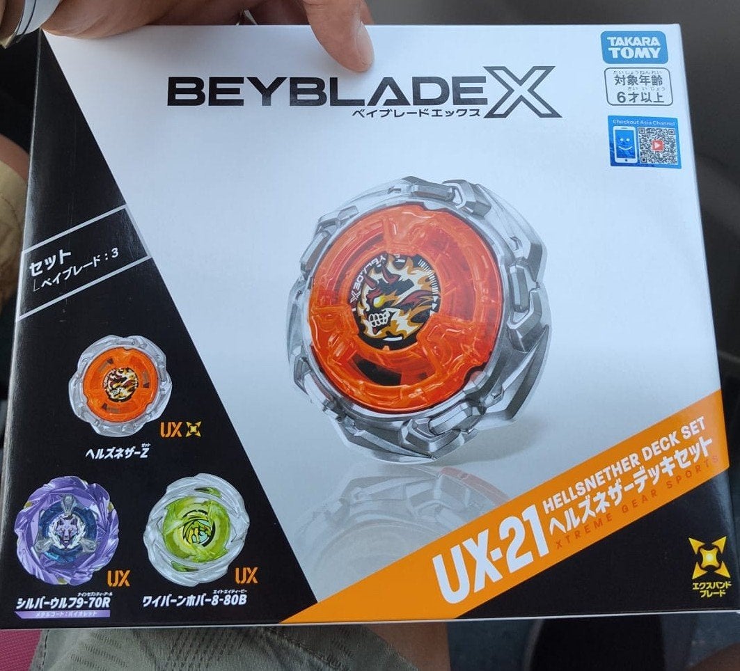 Beyblade X UX-21 Hellsnether Deck Set - Nieuw & Geseald, Ophalen of Verzenden, Nieuw, Jongen of Meisje