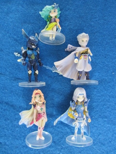 Final Fantasy 4 IV figuur Cecil, Rosa, Kain, Rydia, Edge, Ophalen of Verzenden, Nieuw