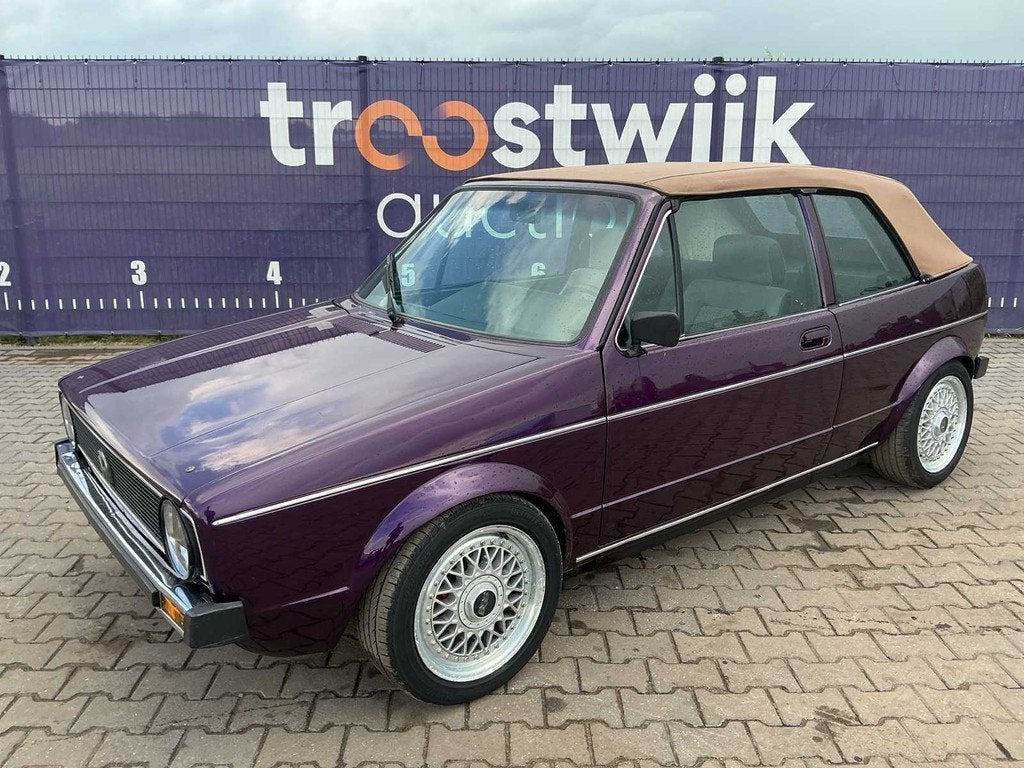 1989 - Volkswagen - Golf Cabriolet - 1.8 - Personenauto, Auto's, Volkswagen, Voorwielaandrijving, Gebruikt, Cabriolet, 4 stoelen
