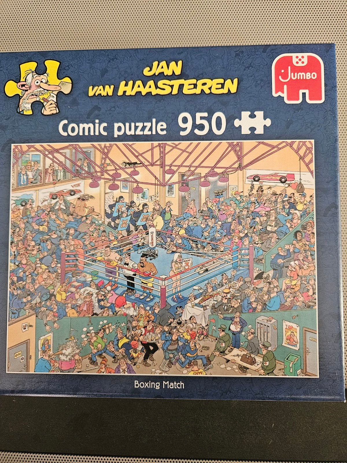 Van haasteren Boxing match 950 stukjes, Ophalen, 500 t/m 1500 stukjes, Zo goed als nieuw