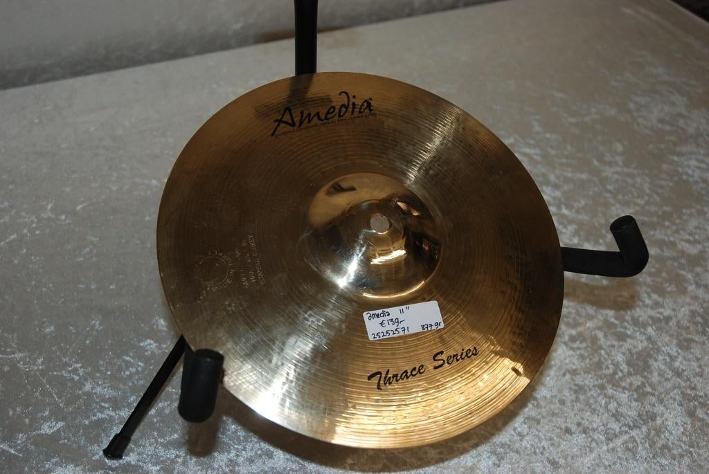 NIEUW!  Amedia Thrace serie splash bekken 377gr. 11 inch, ., Drums of Percussie, Nieuw, Ophalen of Verzenden