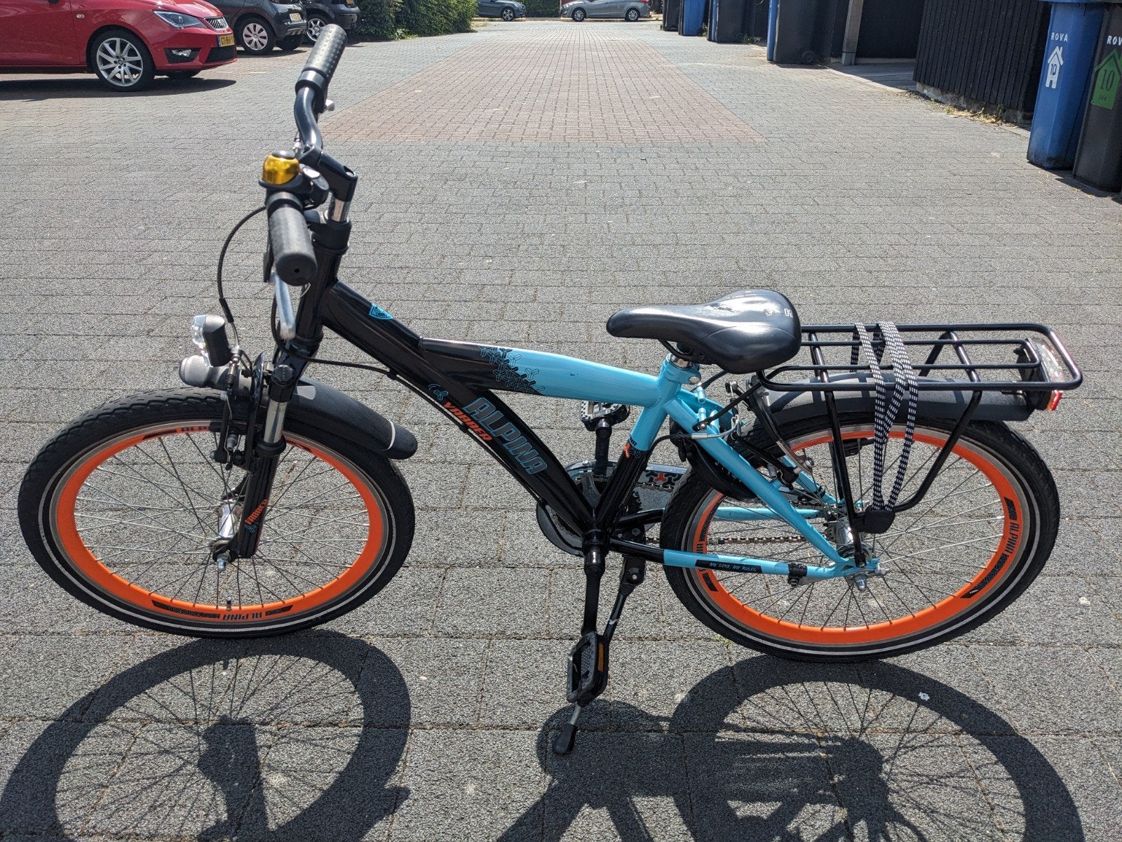 Alpina Yabber kinderfiets 22 inch - Zo goed als nieuw, Ophalen, Terugtraprem, 22 inch, Alpina  yabber