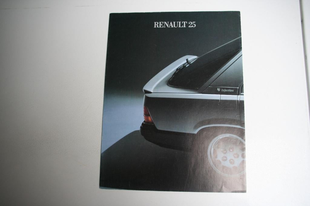 Folder / flyer Renault 25 (1984) (48), Ophalen of Verzenden, Nieuw, Renault