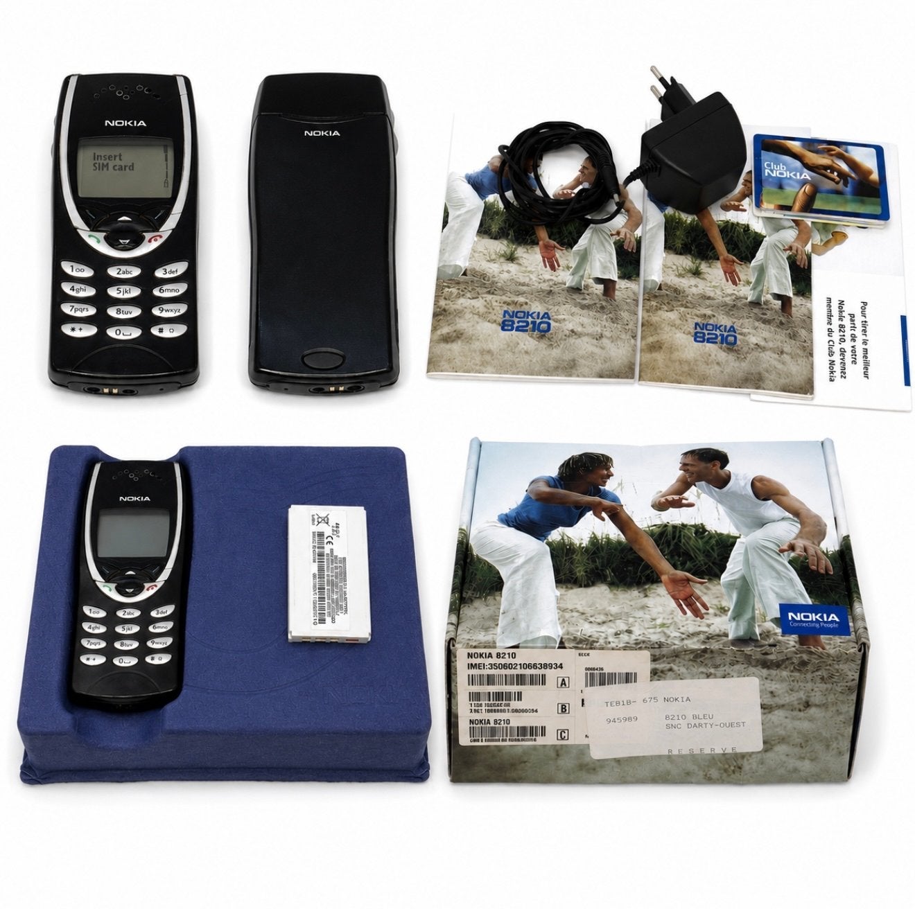 Nokia 8210 Collectible - Uitstekende staat met doos, Telecommunicatie, Mobiele telefoons | Nokia, Verzenden, Geen camera, Zwart