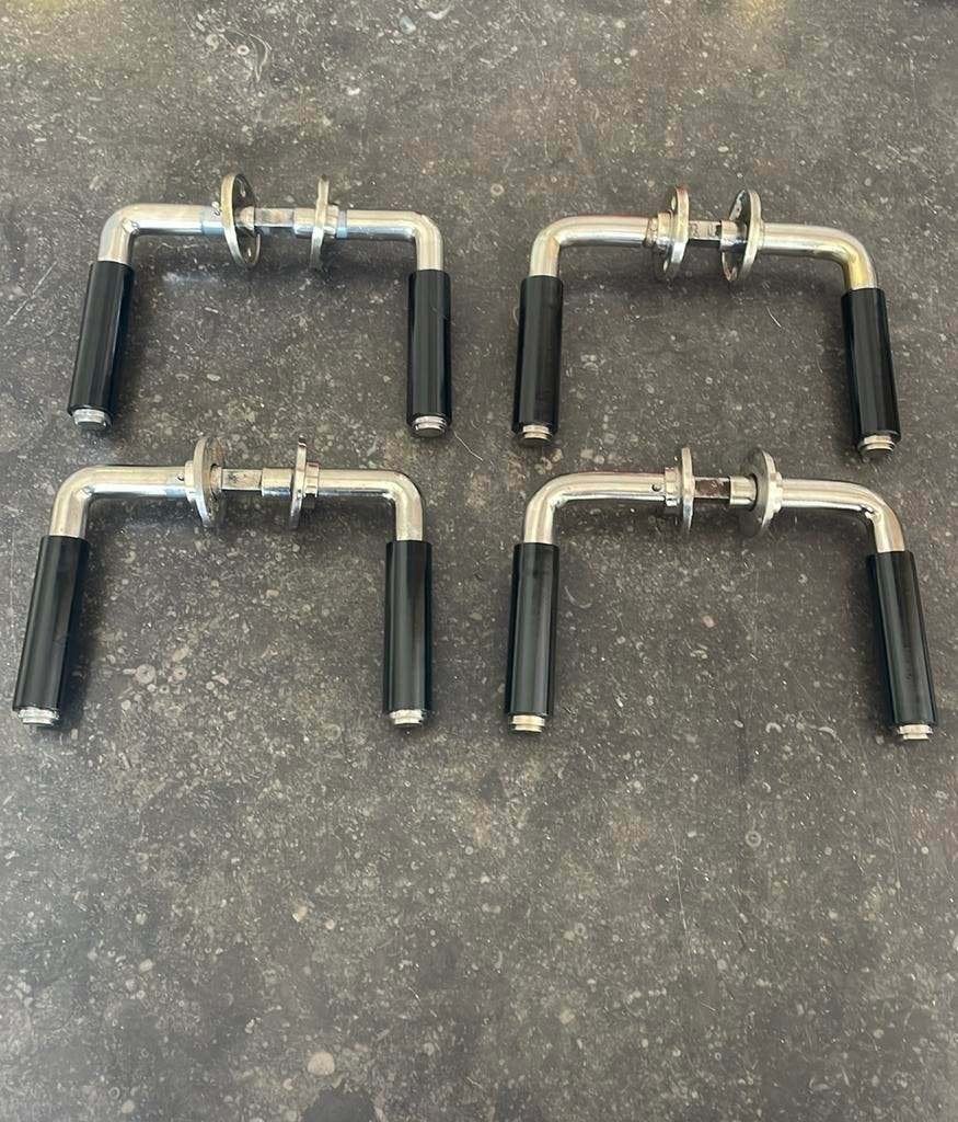 4x set Deurklinken ART DECO bakeliet Antiek jaren 30, 40, 50, Ophalen of Verzenden