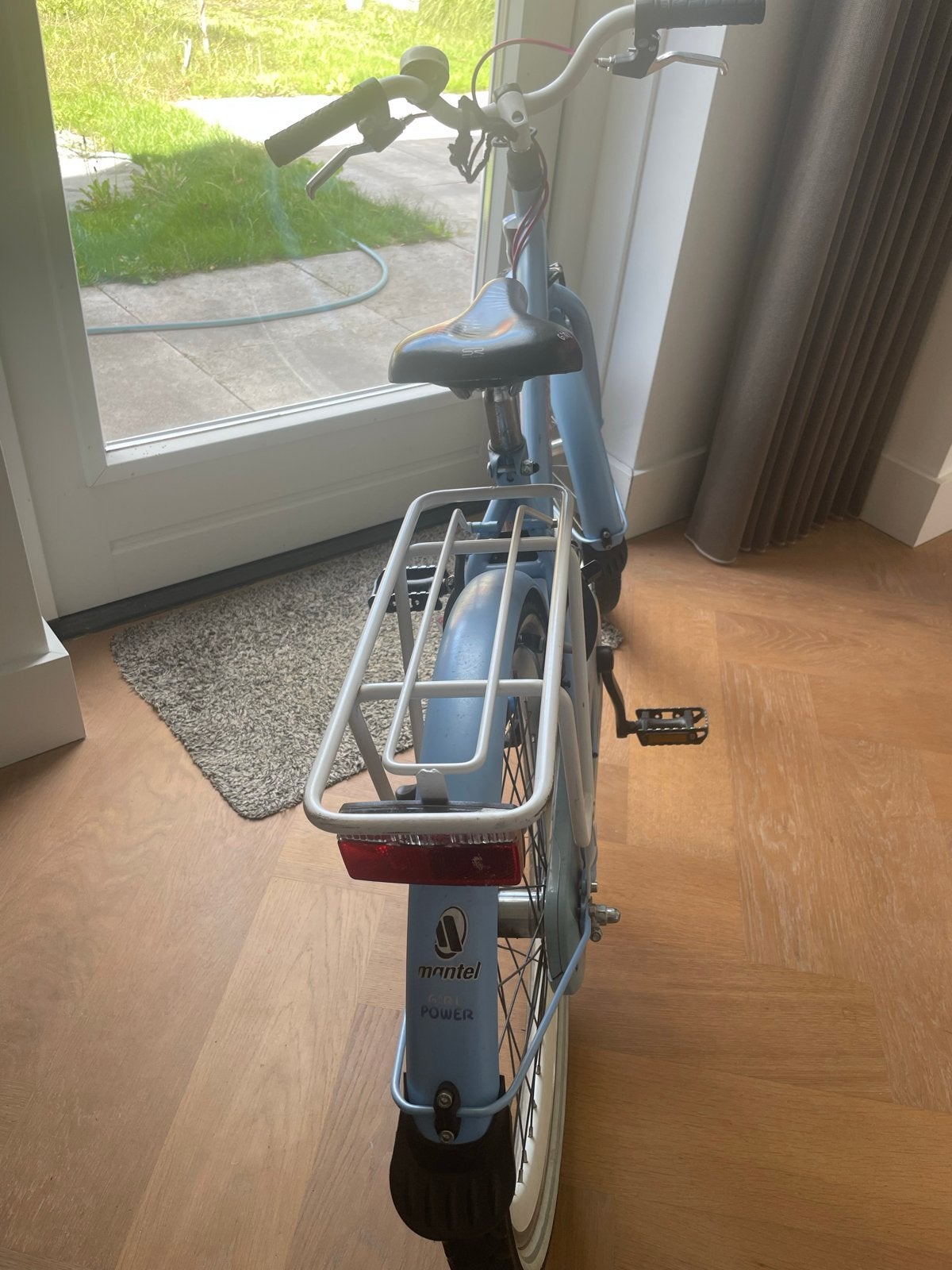 Alpina kinderfiets - Lichtblauw - 20 inch, Ophalen, Gebruikt, Velgrem, Handrem