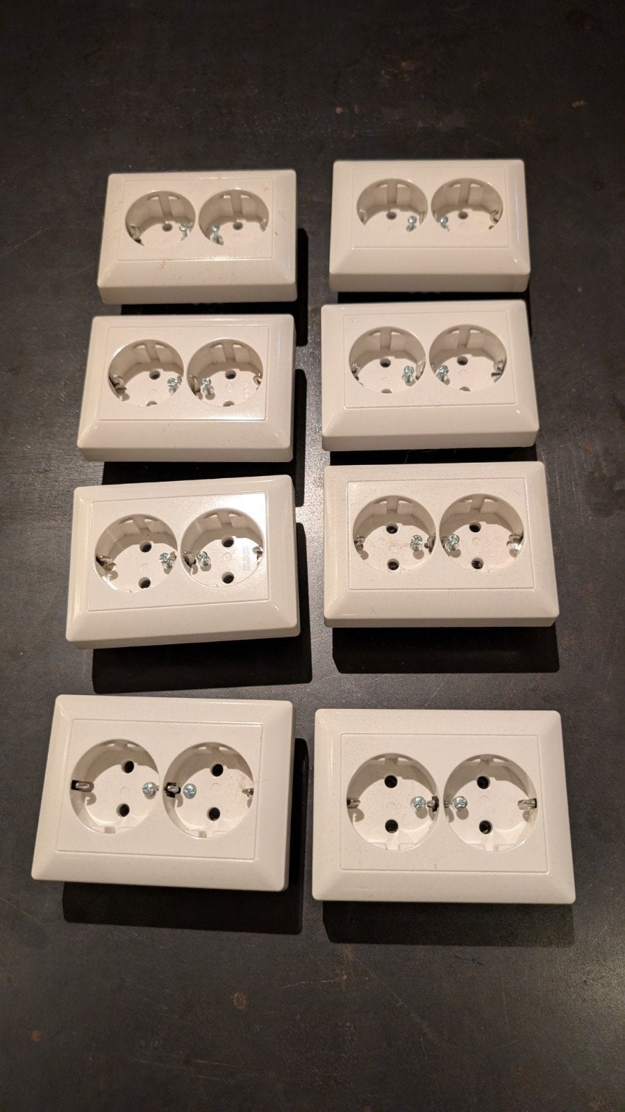 Jung opbouw stopcontacten (8 stuks) - ook per stuk, Ophalen of Verzenden, Gebruikt, Jung, Stopcontact