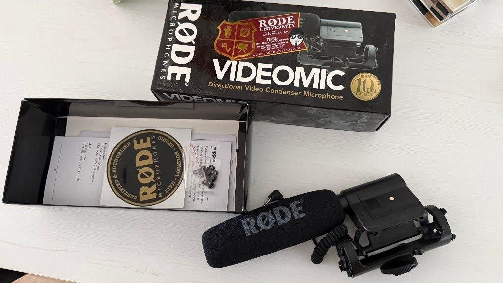 RØDE VideoMic Mono Shotgunmicrofoon + DeadCat, Overige merken, Overige typen, Overige soorten, Zo goed als nieuw