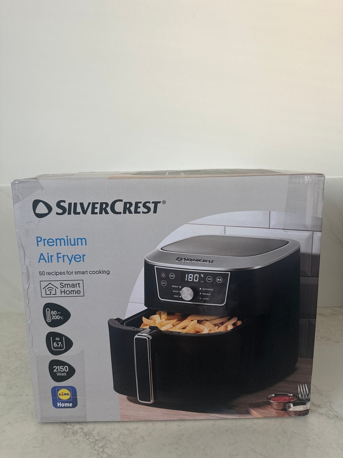 Air Fryer - nieuw, 4 liter of meer, Ophalen, Nieuw, Uitneembare binnenpan