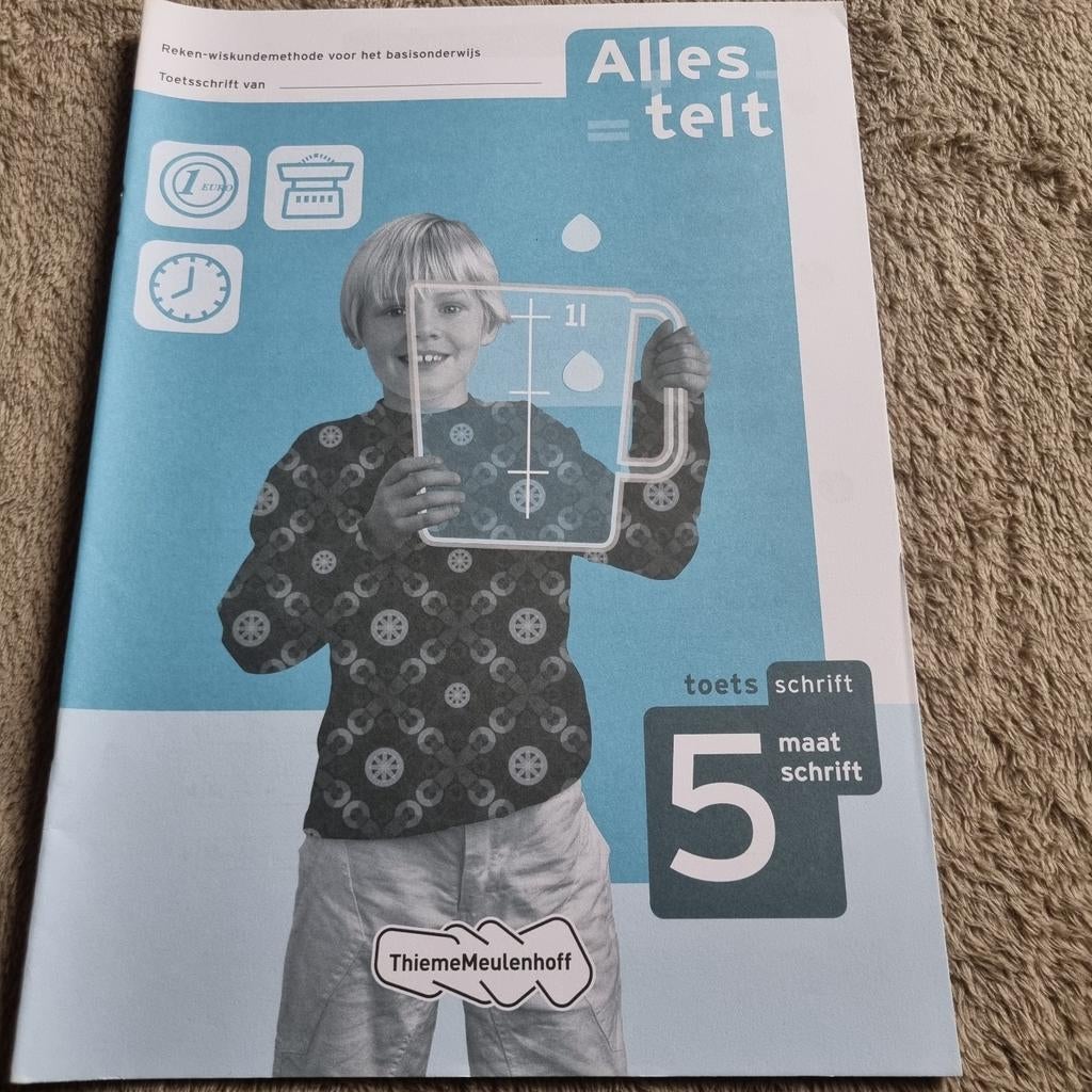 Groep 5 Alles telt Toetsschrift - Rekenen -wiskundemethode, Boeken, Ophalen of Verzenden, Nieuw, Fictie algemeen