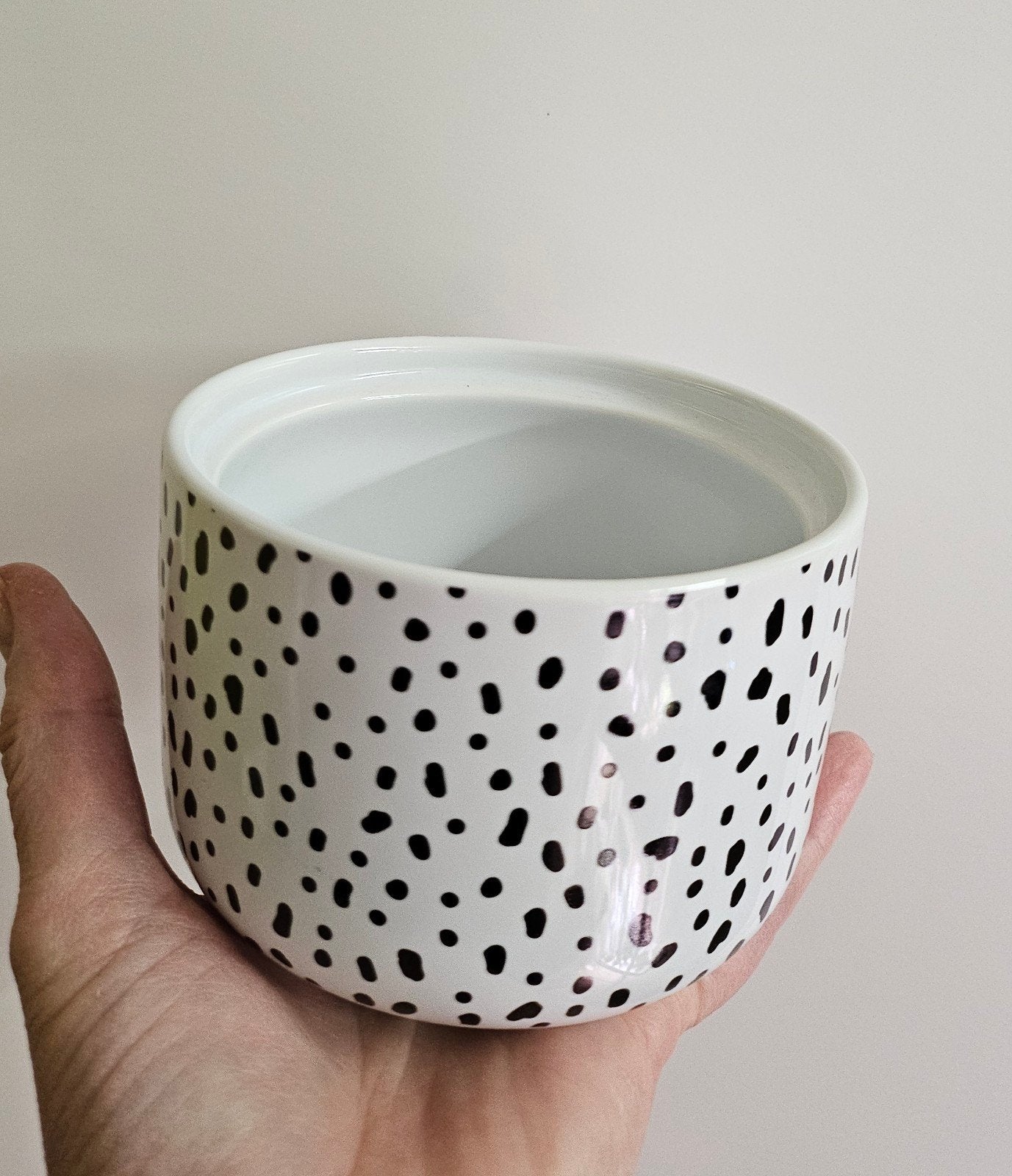 20 Hema bloempot (ten) keramisch 12 cm nieuw, Ophalen, Rond, Nieuw, Binnen