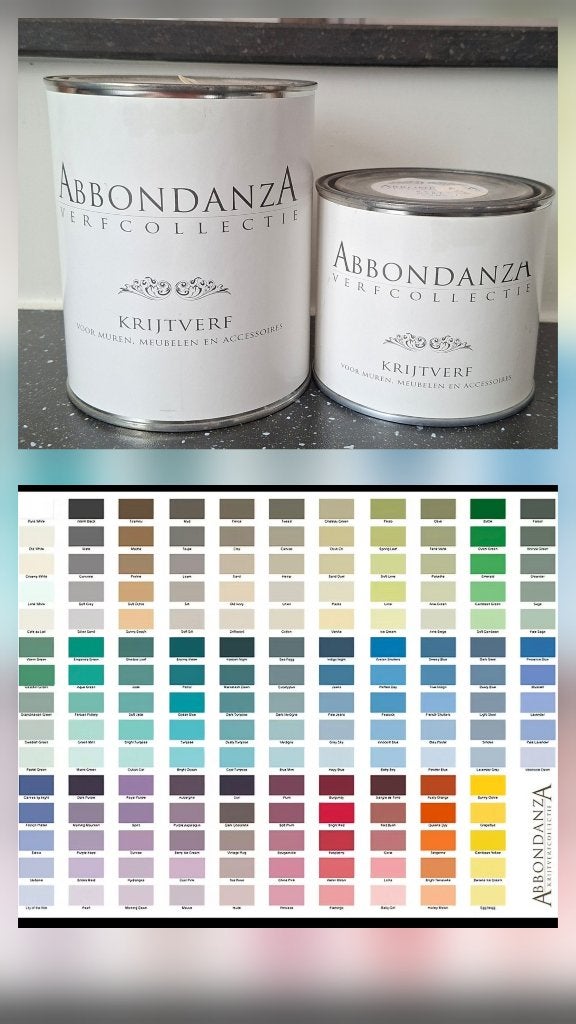 Sale!! Abbondanza krijtverf heel veel kleuren., Overige kleuren, Nieuw, Ophalen of Verzenden, Verf