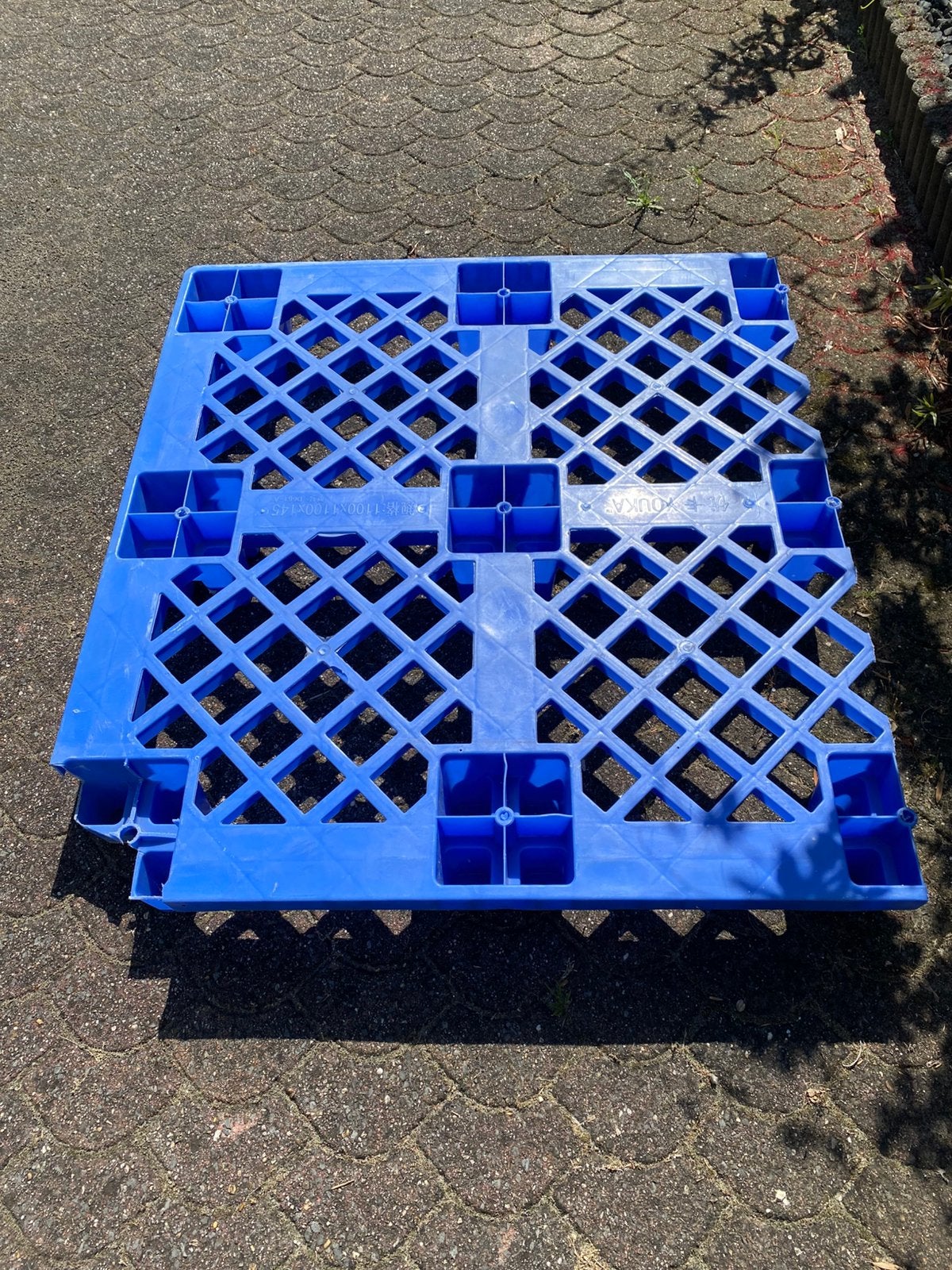 Pallet plastic kunstof, Ophalen, Gebruikt