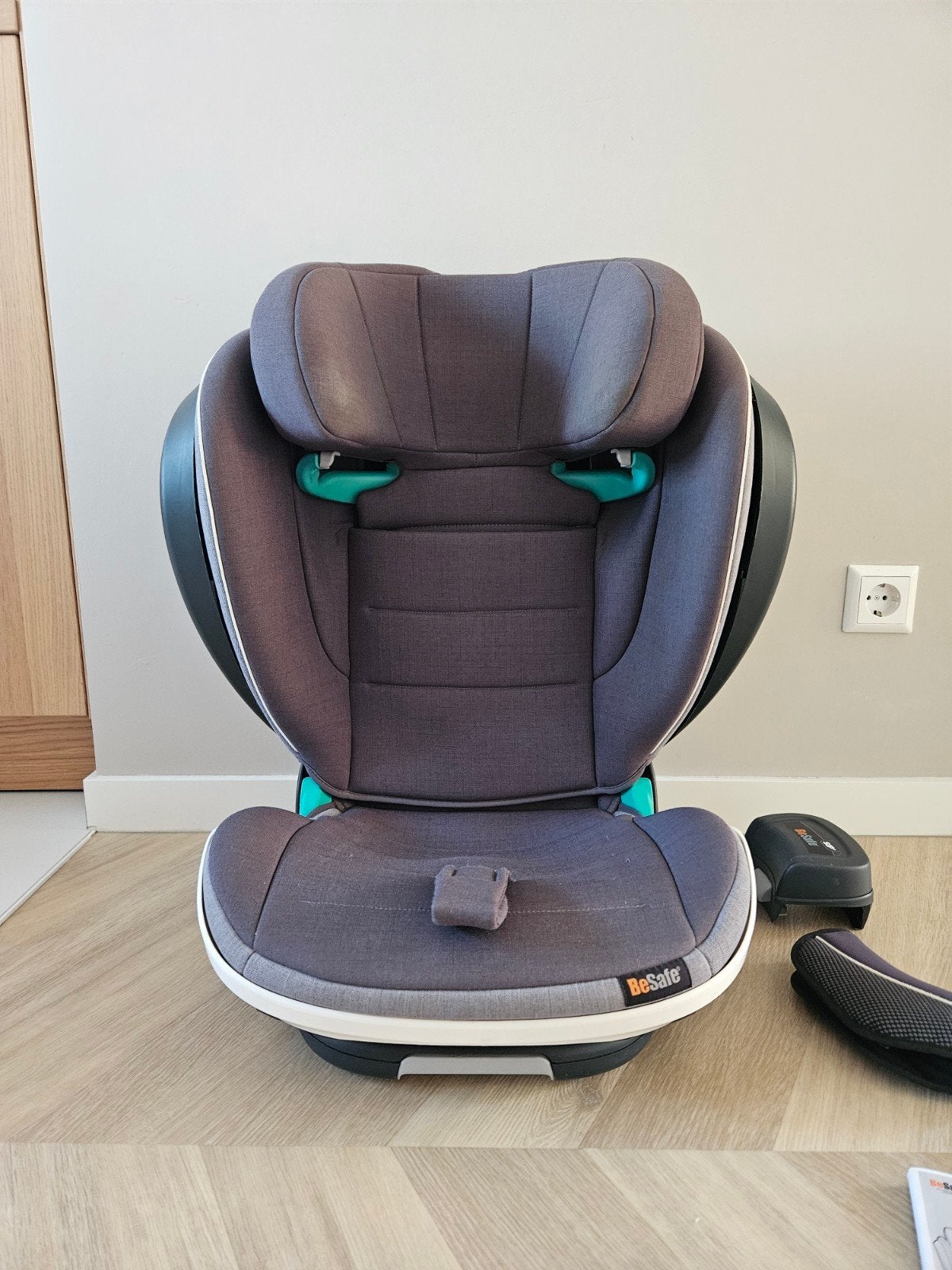 BeSafe iZi Flex fix autostoel grijs, 4-12 jaar, 100-150 cm, Kinderen en Baby's, Autostoeltjes, Gebruikt, Overige merken, 15 t/m 36 kg